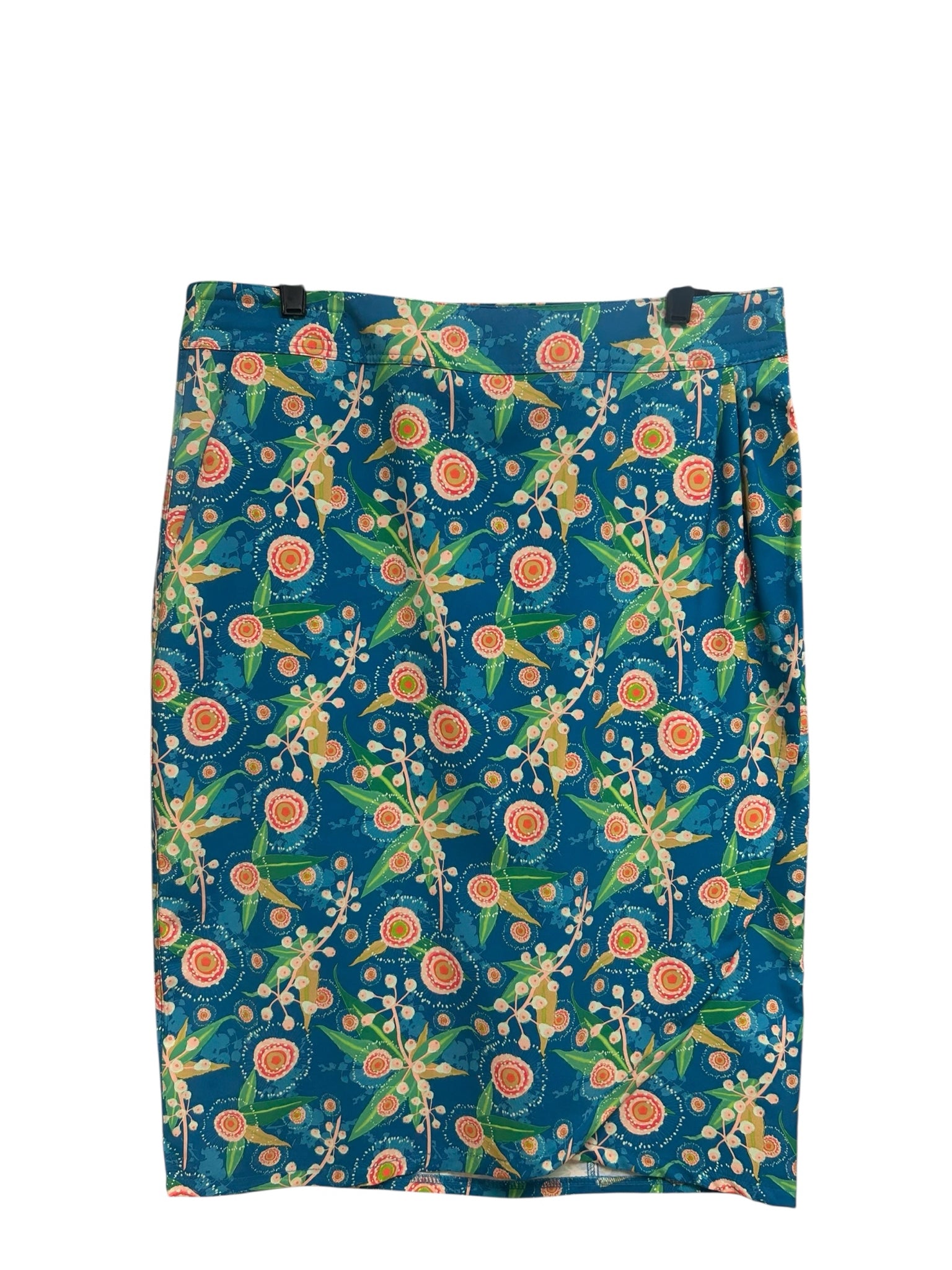 RIPSKIRT HAWAII WRAP SKIRT TROPICAL BLUE AUSSIE FLORAL PRINT SIZE LARGE - WEARHOUSE  CONSIGNMENT