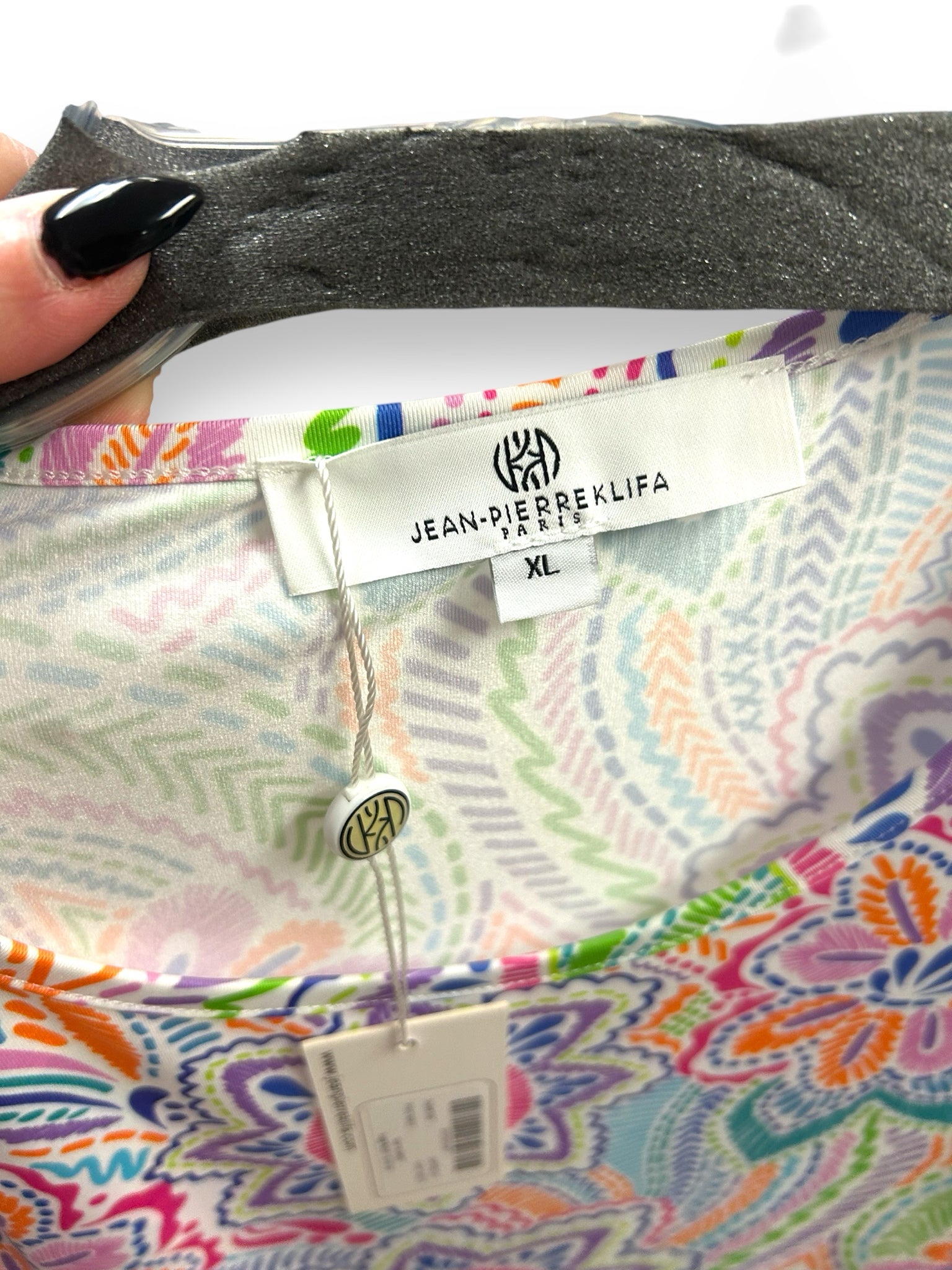 NEW JEANNE PIERRE KLIFA DAPHNE MAUI PRINT UPF50 DRESS SIZE XL