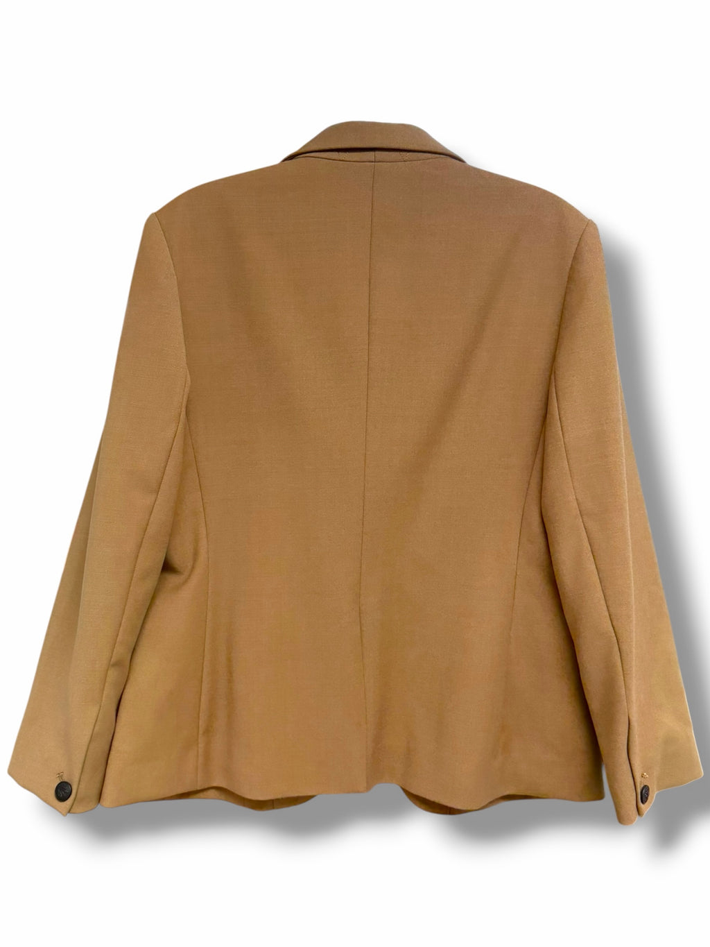 RAG & BONE NANCY PEAK LAPEL WOOL BLEND TAN BLAZER SIZE 8