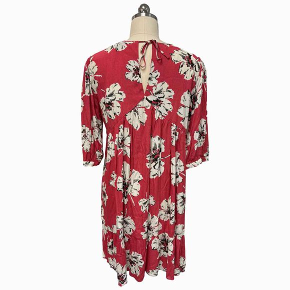 ANTHROPOLOGIE NWT! BA&SH ROBE KATIE MINI ROSE DRESS SIZE 2