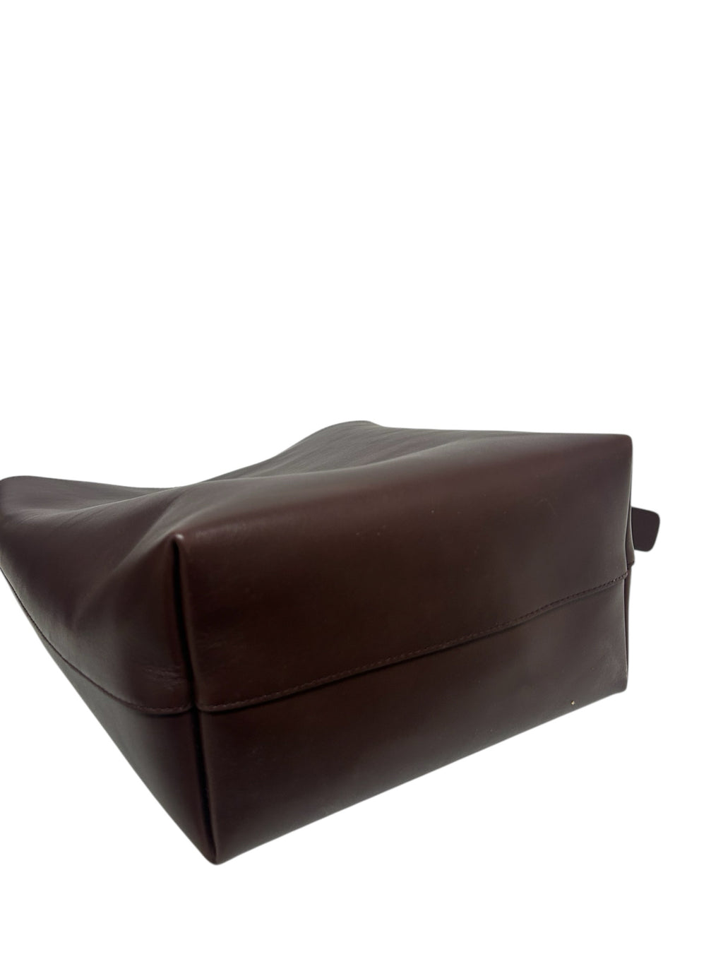 MADEWELL NWT THE ESSENTIAL LEATHER BUCKET TOTE BROWN PURSE