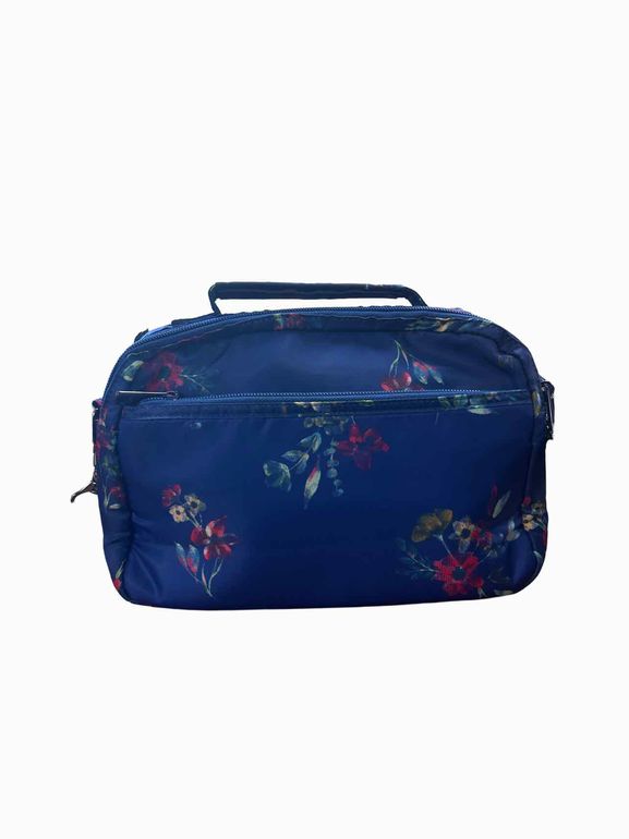 LUG SCOOP CROSSBODY BAG IN BOUQUET BLUE