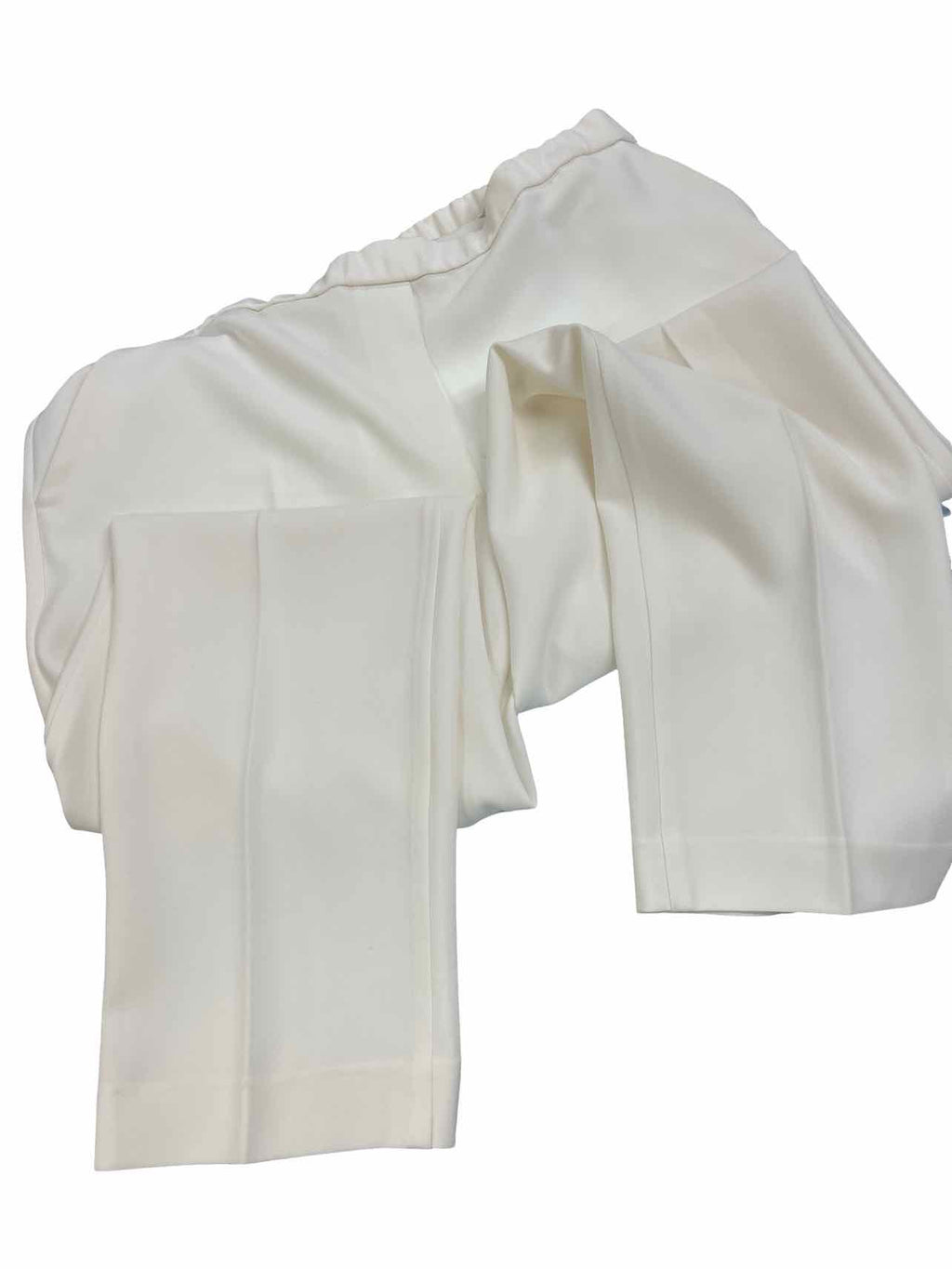 THEORY TREECA ADMIRAL CREPE CROP PANT IN RICE SIZE 8