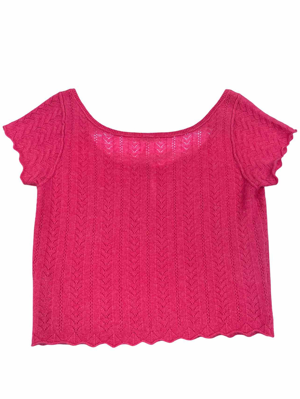 FREE PEOPLE HERA CASHMERE POINTELLE SWEATER SIZE: S