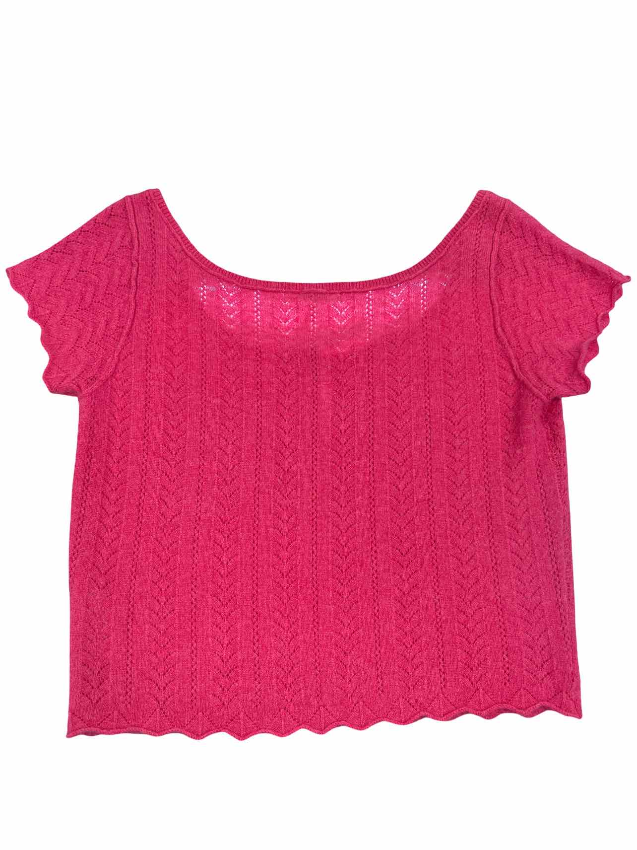 FREE PEOPLE HERA CASHMERE POINTELLE SWEATER SIZE: S