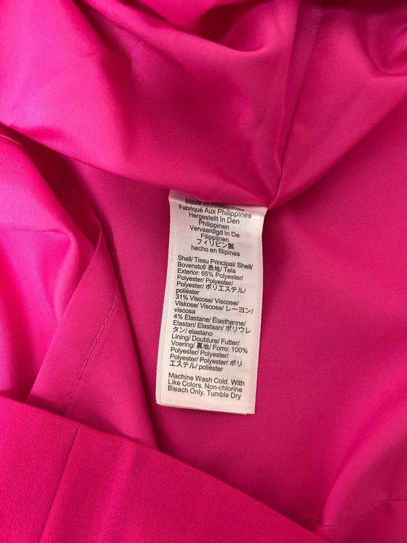 JCREW Size 12 HOT PINK WDRESS