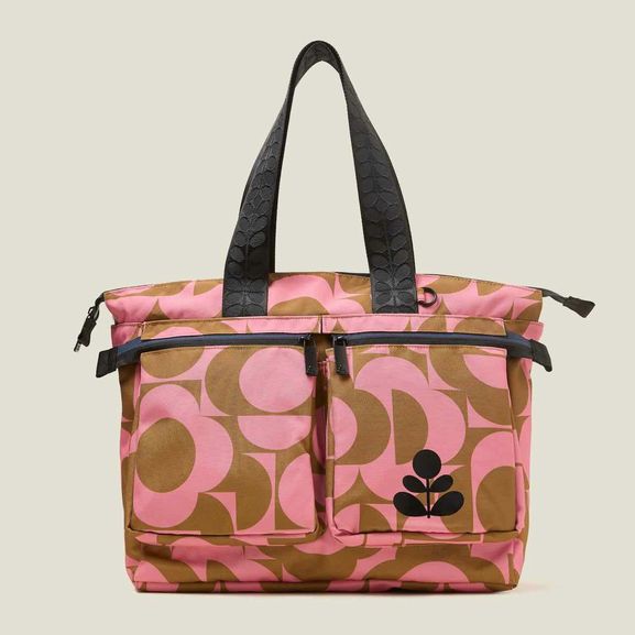 ORLA KIELY  AXIS LARGE BACKPACK FLOWER PRISM MARSHMALLOW