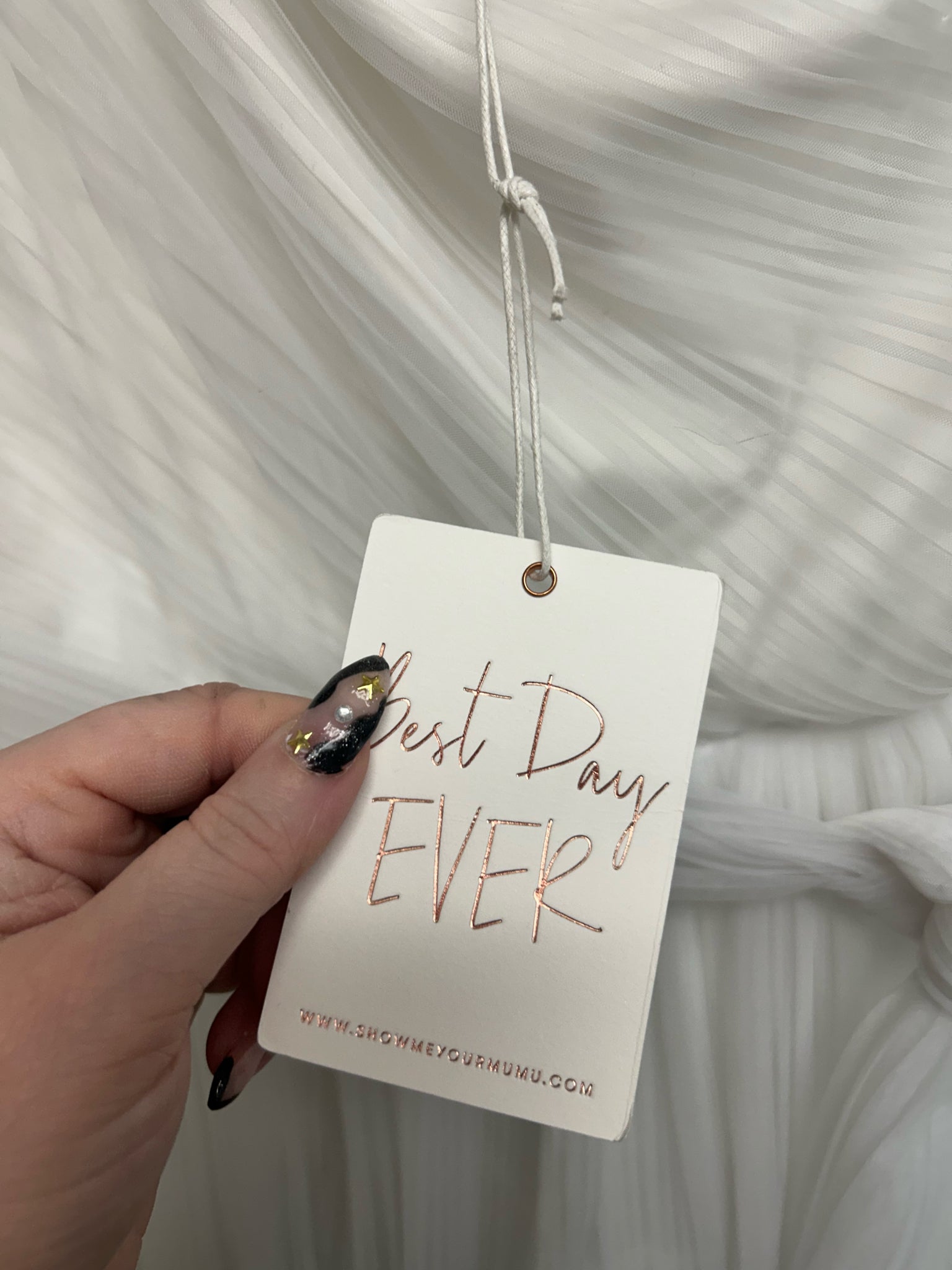 NWT SHOW ME YOUR MUMU CUPCAKE DRESS WEDDING WHITE SIZE MEDIUM