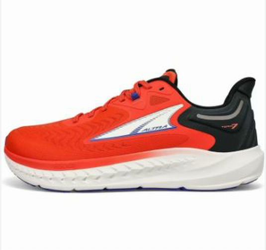ALTRATORIN 7 ROAD RUNNING SNEAKER IN RED/BLACK SIZE: 12