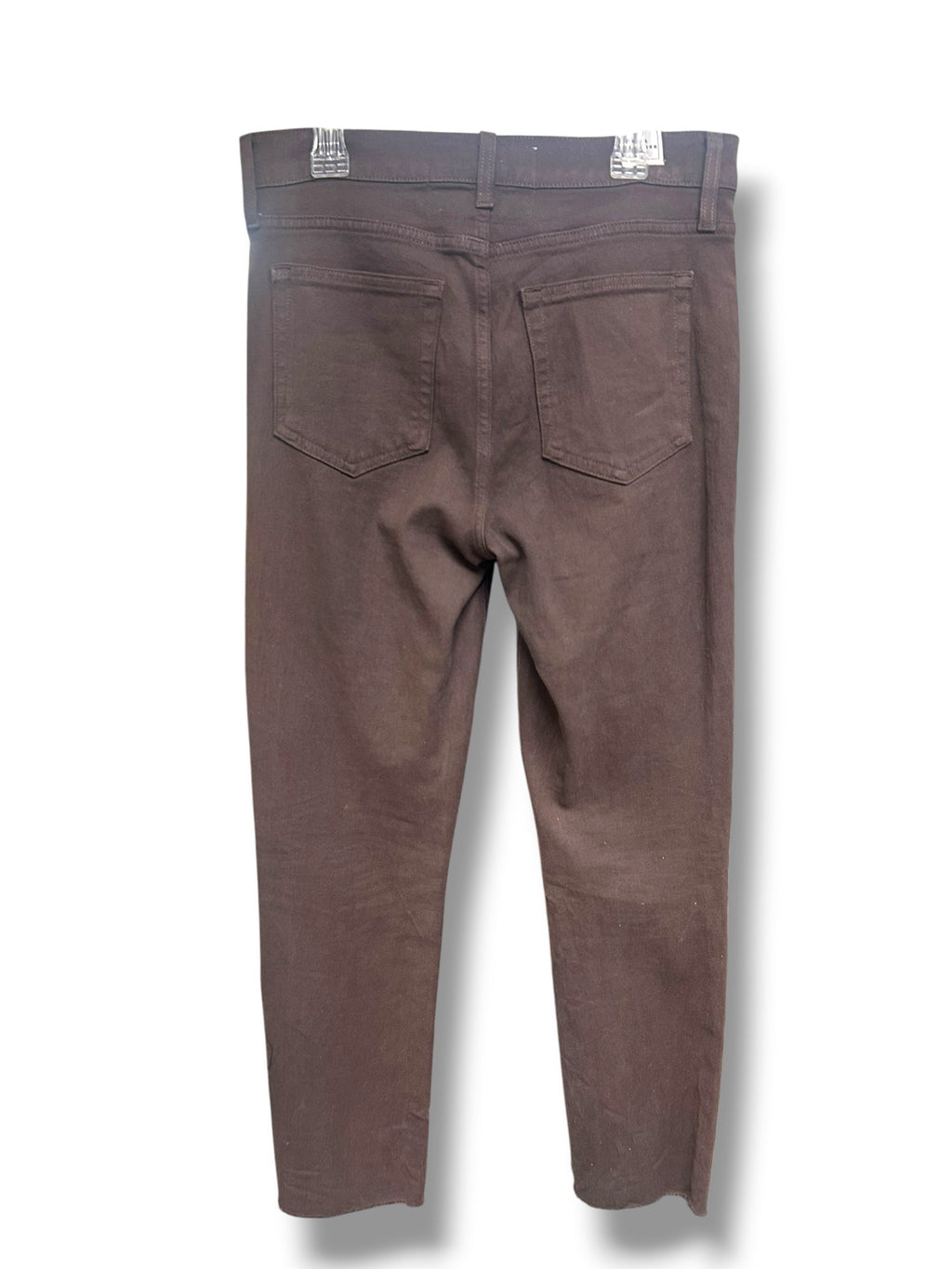 FRANK & EILEEN CORK EVERYDAY ANKLE CHOCOLATE BROWN JEANS SIZE 27