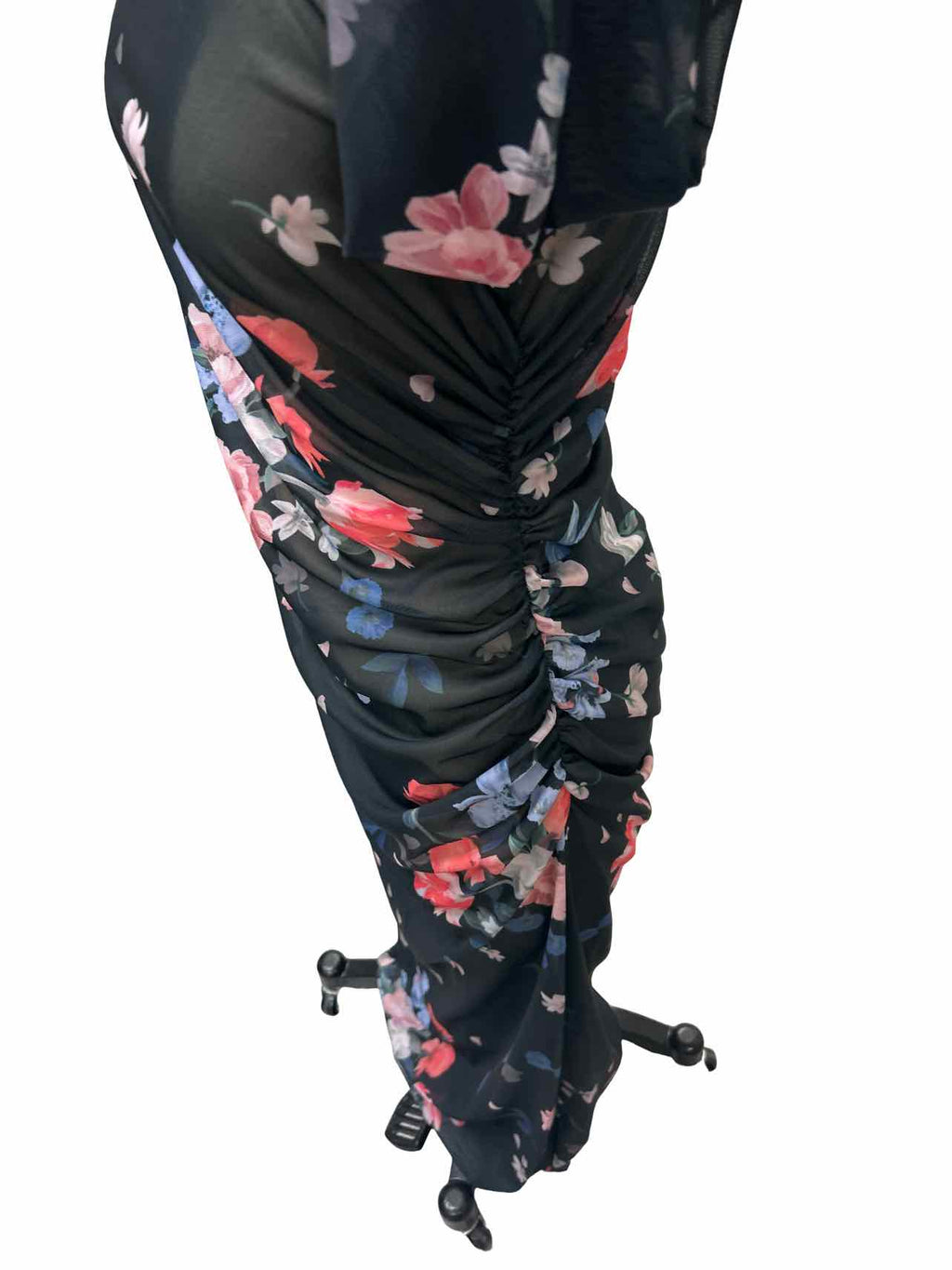 TED BAKER NWT SHEER FLORAL DRESS SIZE:M