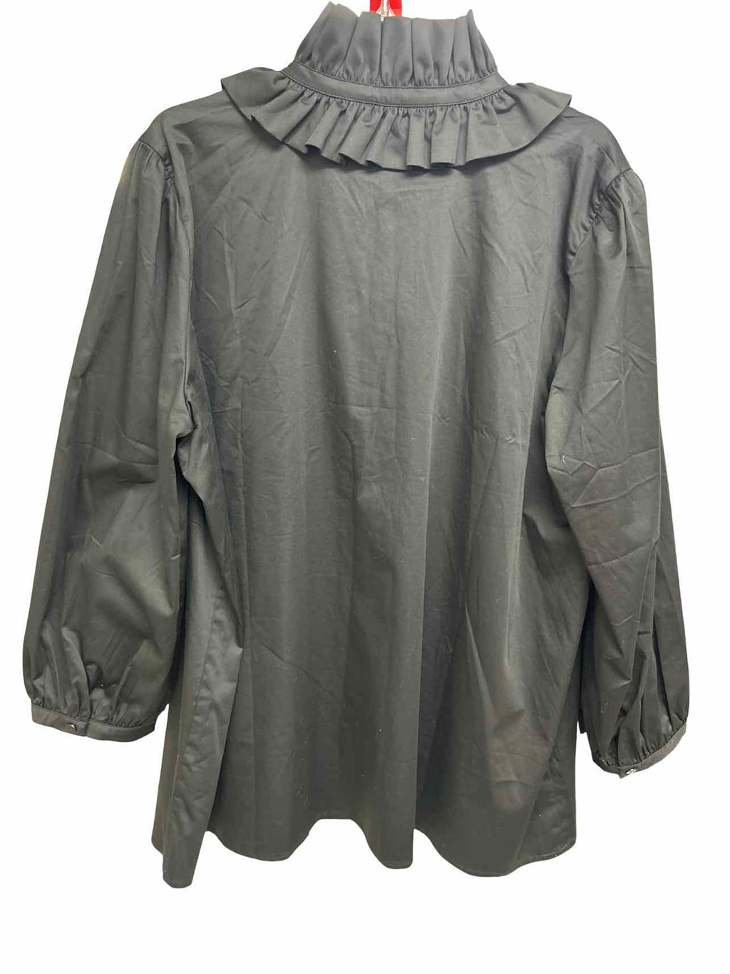 TUCKERNUCK RUFFLE NECK BOUVIER BLOUSE SIZE: XXXL