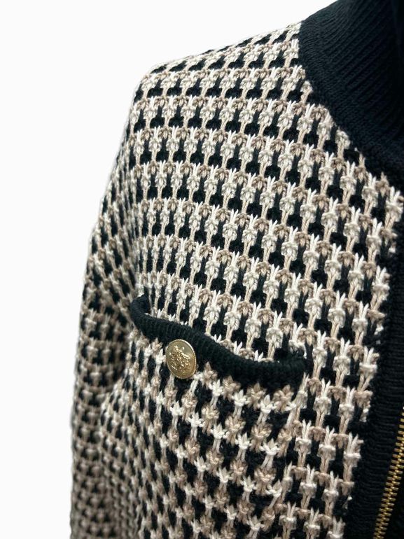 JCREW NWT JACQUARD SWEATER JACKET SIZE: M