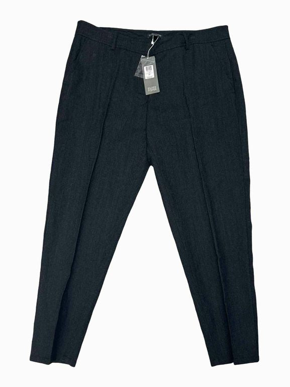 EILEEN FISHER NWT EILEEN FISHER FLORENTINE WOOL LINEN BLEND TAPERED TROUSER SIZE: 12P