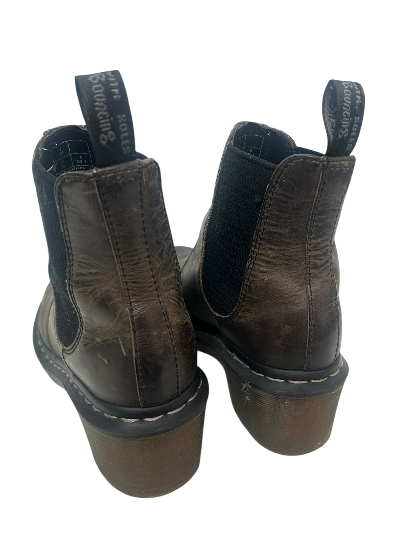 DR MARTENS CADENCE HEELED CHELSEA AIR CUSHION SOLE BOOTS SIZE 6