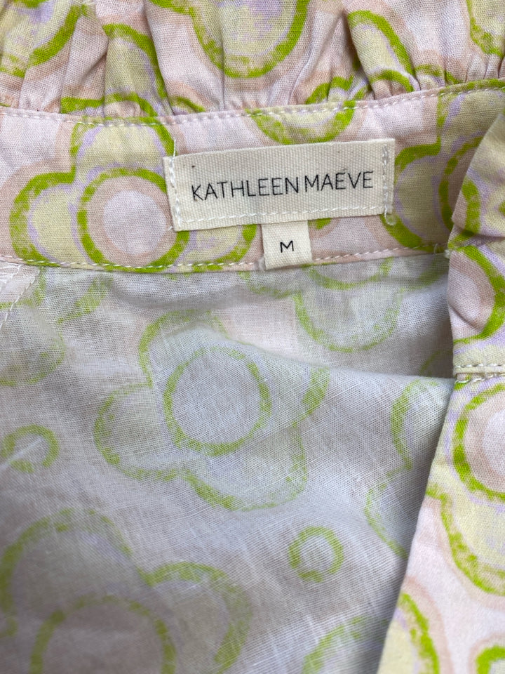 KATHLEEN MAEVE AVALON PALM BEACH CLOVER SWING DRESS SIZE M