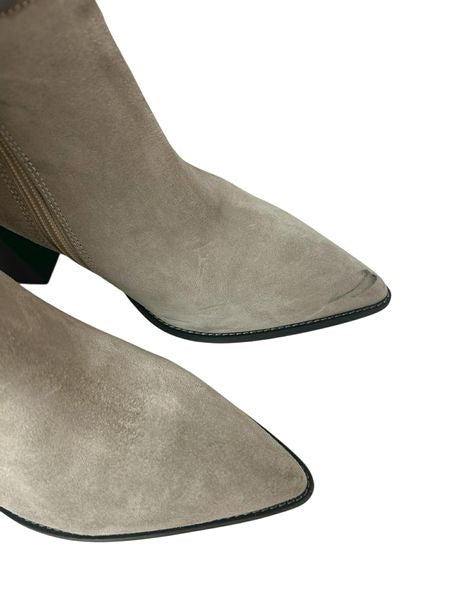 FREE PEOPLE WHIPSTITCH RILEY TALL BOOT GRAY SUEDE SIZE 41 - WEARHOUSE  CONSIGNMENT