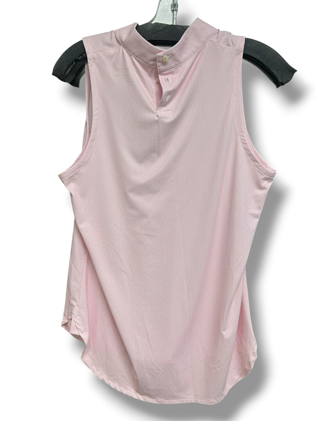PETER MILLAR PINK HIGH NECK SLEEVELESS PERFORMANCE SPF 50 PINK TANK SIZE LARGE