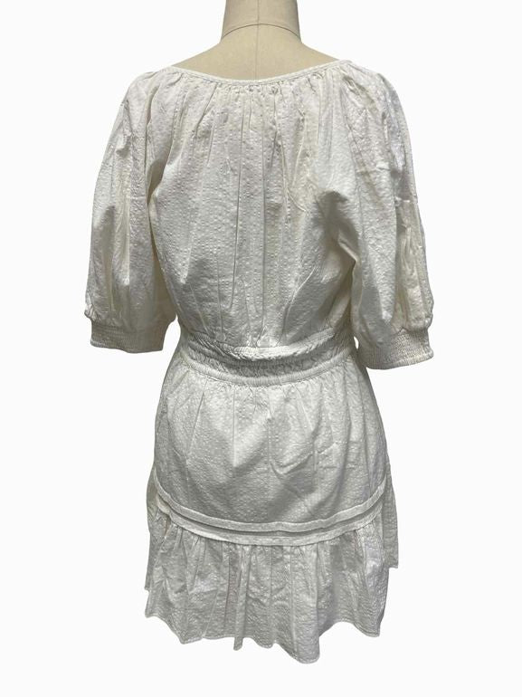 ANTHROPOLOGIE NWT SOMERSET MINI DRESS PUFF SLEEVE EDITION SIZE: M