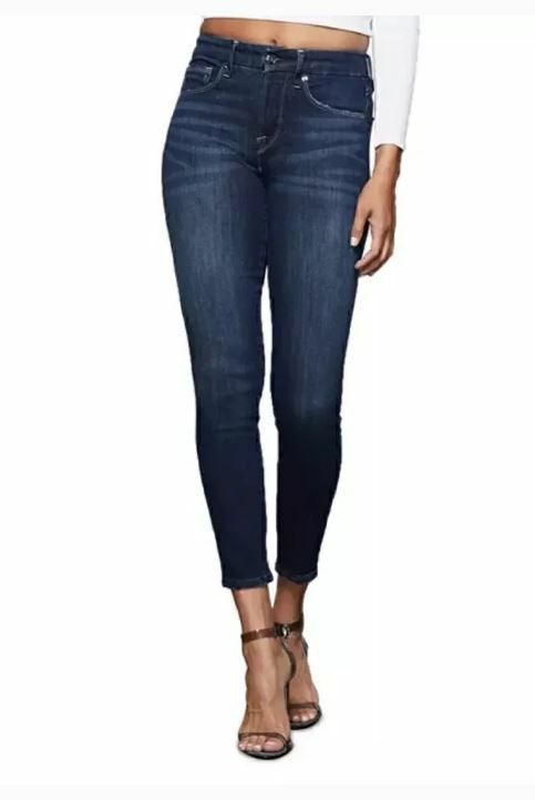 GOOD AMERICAN GOOD LEGS CROP HIGH RISE SKINNY JEAN B260 SIZE: 6