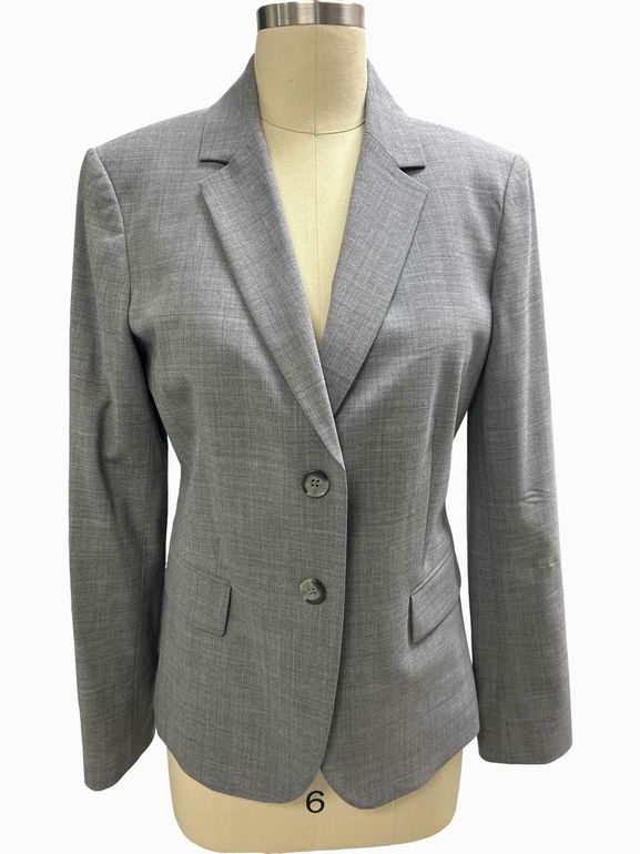 THEORY CARISSA CLASSIC SUIT MELANGE SIZE: 8
