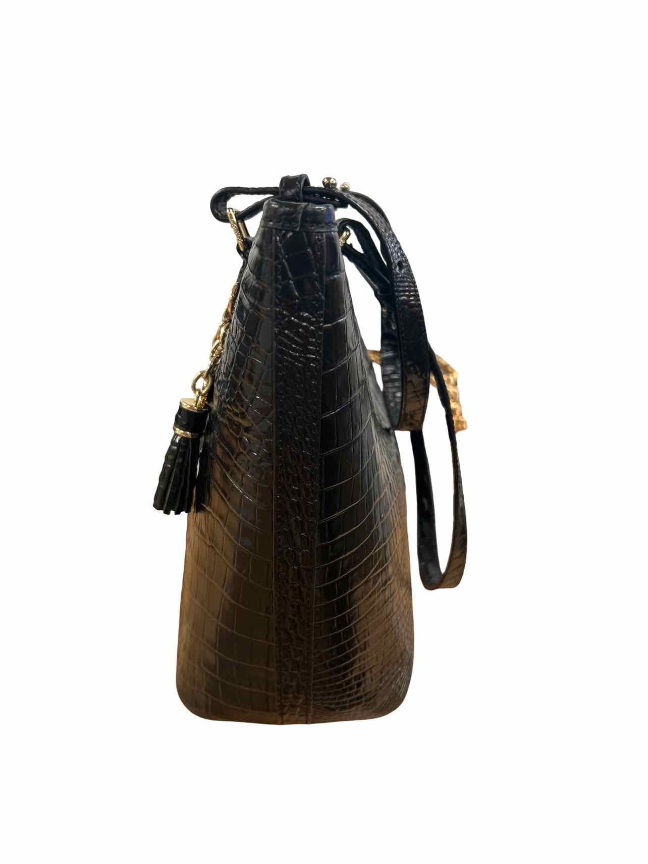 BRAHMIN MEDIUM ASHER TOTE IN BLACK MELBOURNE