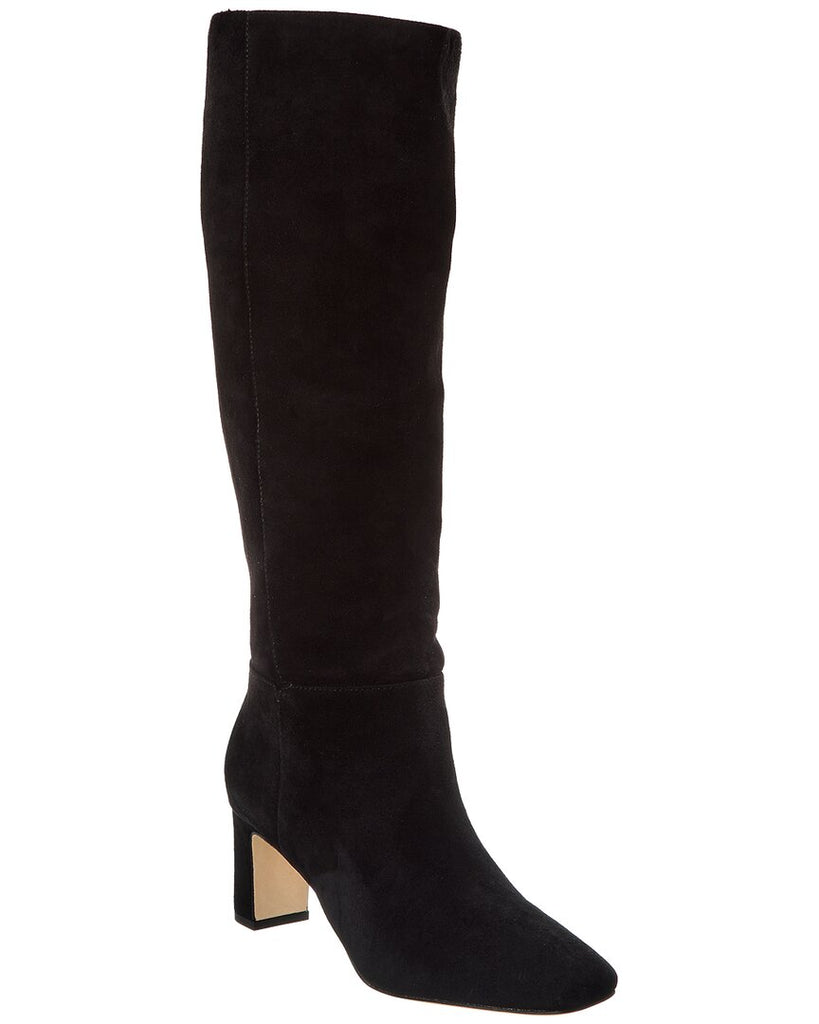 J MCLAUGHLIN  BRIANA SUEDE HEEL BOOT BLACK 9.5