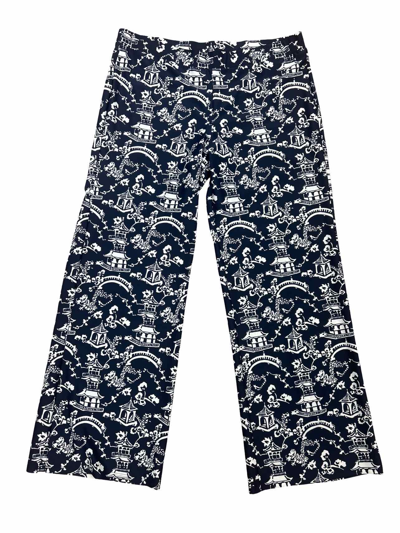 JUDE CONNALLY PALM PAGODA WIDE LEG PANTS SIZE: XL