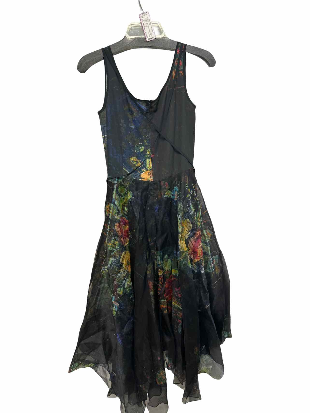 GARY GRAHAM NWT!  422 SILK ORGANZA DRESS SIZE:  XXS