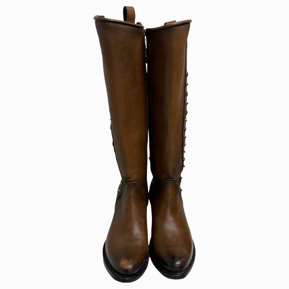 CUADRA RIDING STYLE BOVINE STUD BROWN BOOT SIZE 8