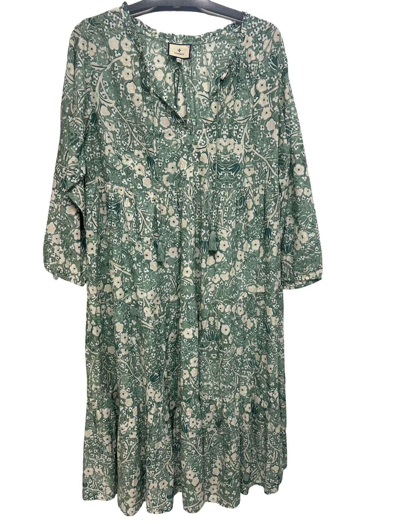 TUCKERNUCK NWT SAILORS VALENTINE LS SALTY PALOMA CAFTAN MAXI SIZE: XXL