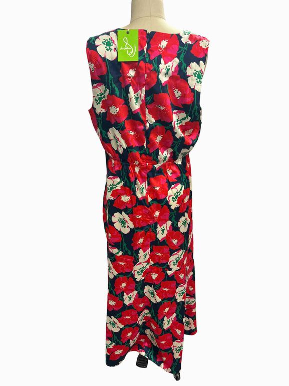 SAM EDELMAN NWT! POPPY FLORAL PRINT VNECK MAXI SIZE: 12