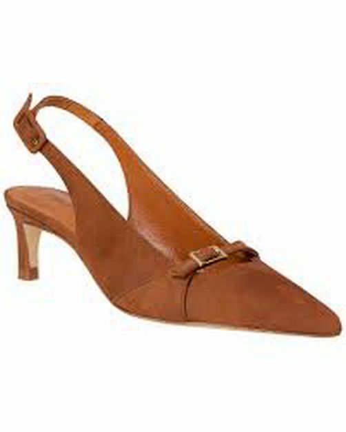 J MCLAUGHLIN DORTHEA SUEDE SLINGBACK KITTEN HEEL SIZE 9