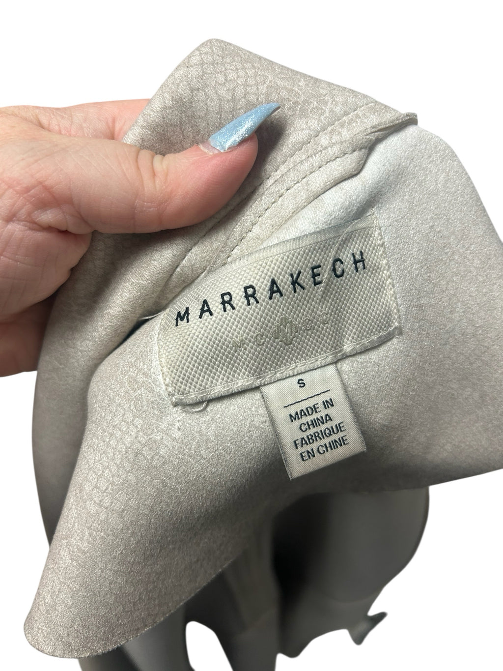 ANTHROPOLOGIE MARRAKECH MARNI SCUBA JACKET TAUPE SIZE SMALL