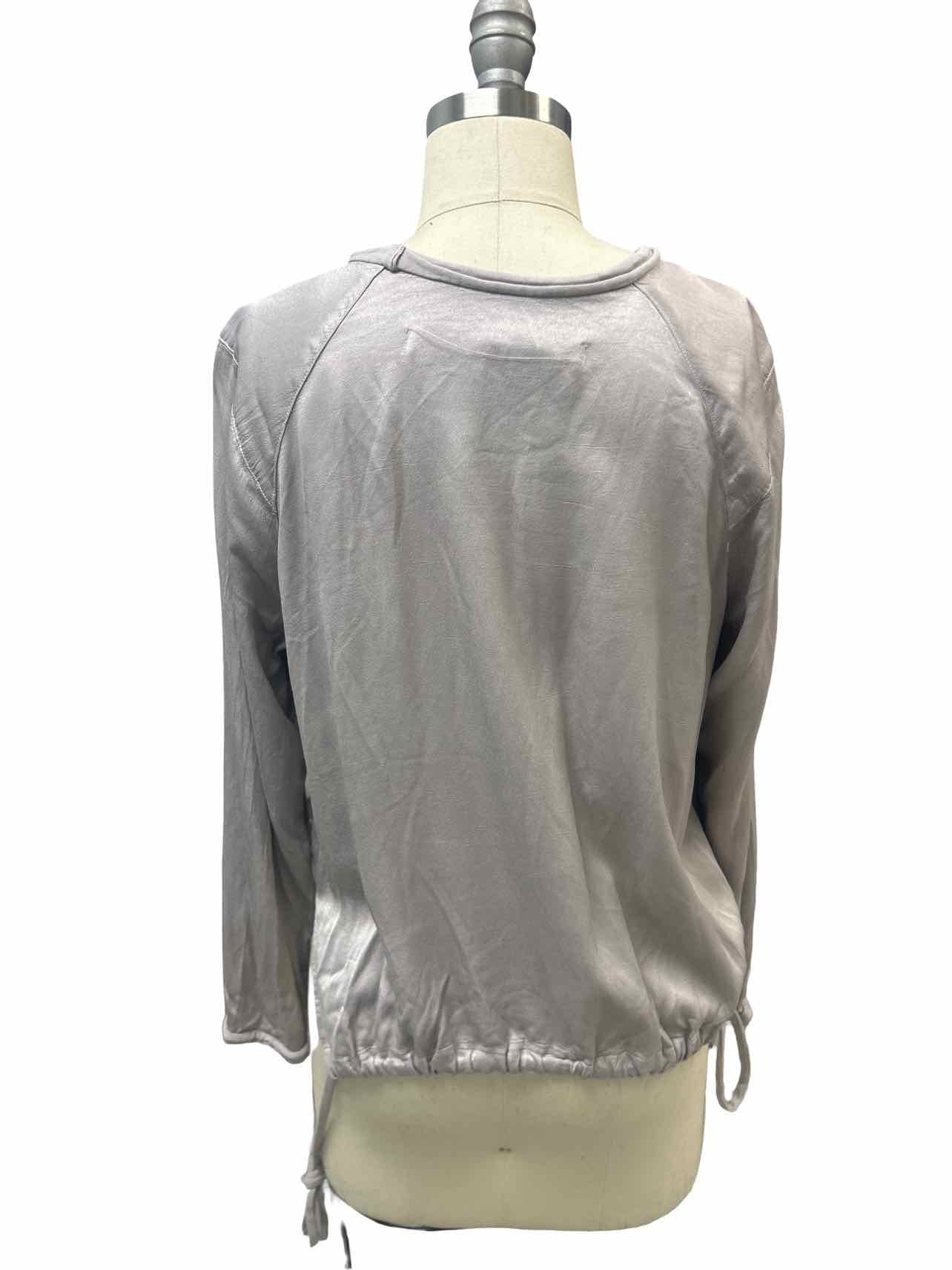 RAQUEL ALLEGRA SATIN DRAWSTRING TOP SIZE: 0