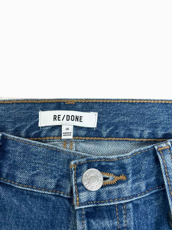RE/DONE NWT REDONE 90s HIGH RISE LOOSE DISTRESSED JEANS IN NATURAL SONORA SIZE: 26
