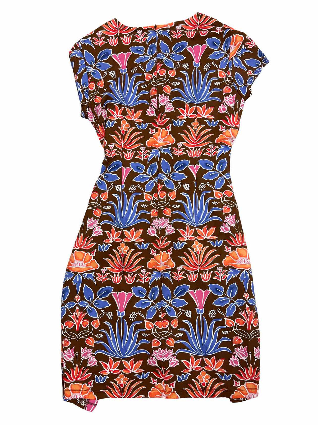 J MCLAUGHLIN NWT CAP SLEEVE HAVANA JERSEY FAUX WRAP DRESS SIZE: L