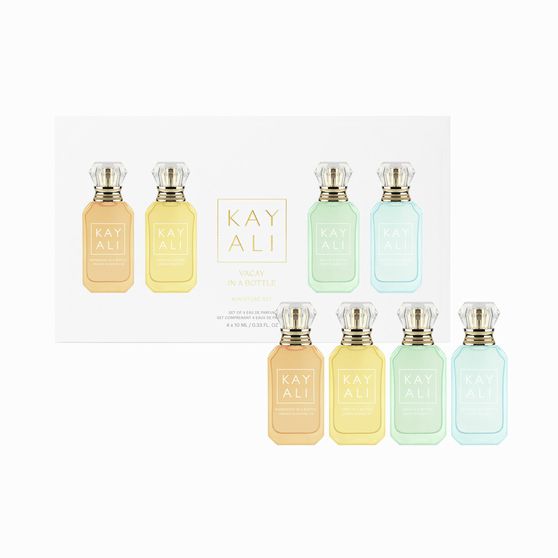 Kay & ALI NIB! VACAY IN A BOTTLE MINIATURE PERFUME SET