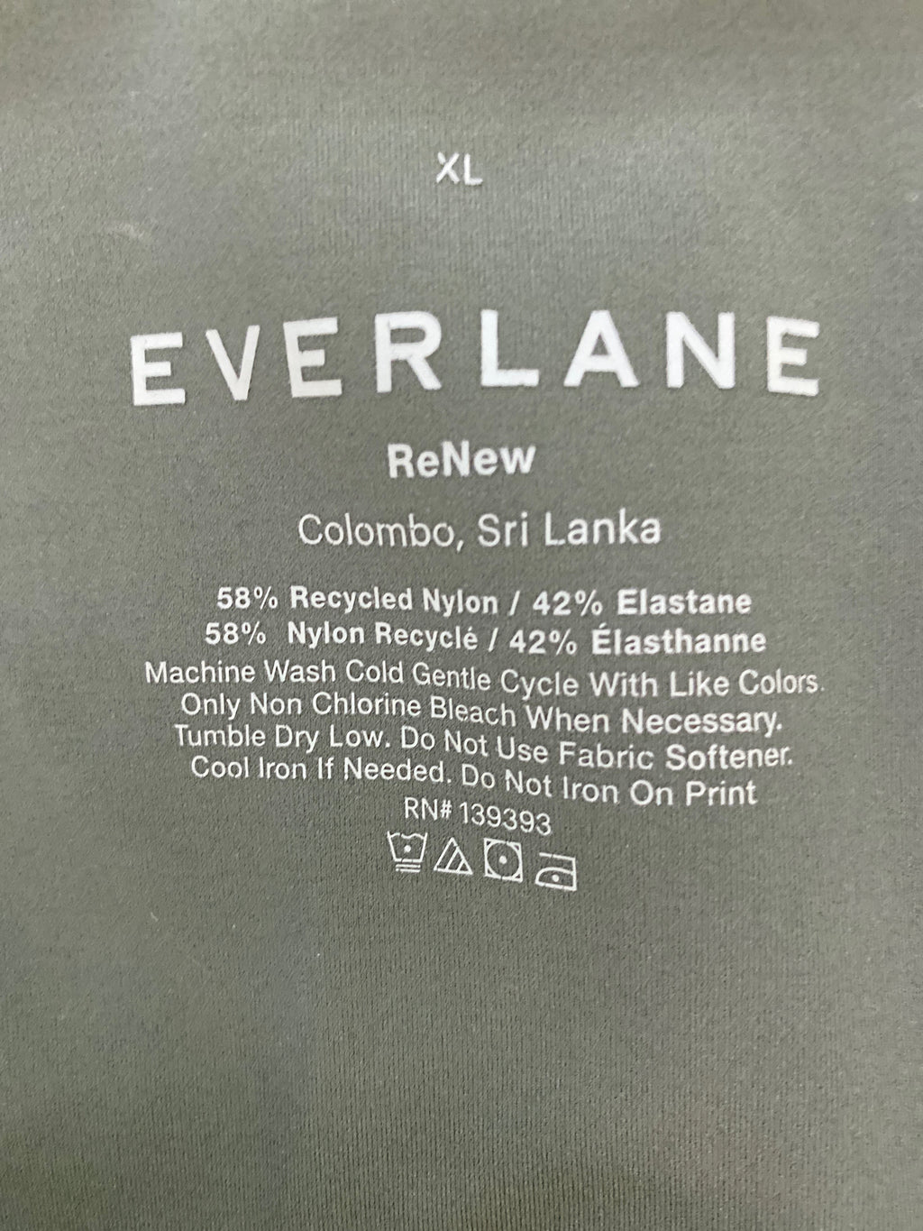 EVERLANE RENEW LEGGINGS LICHEN SAGE XL