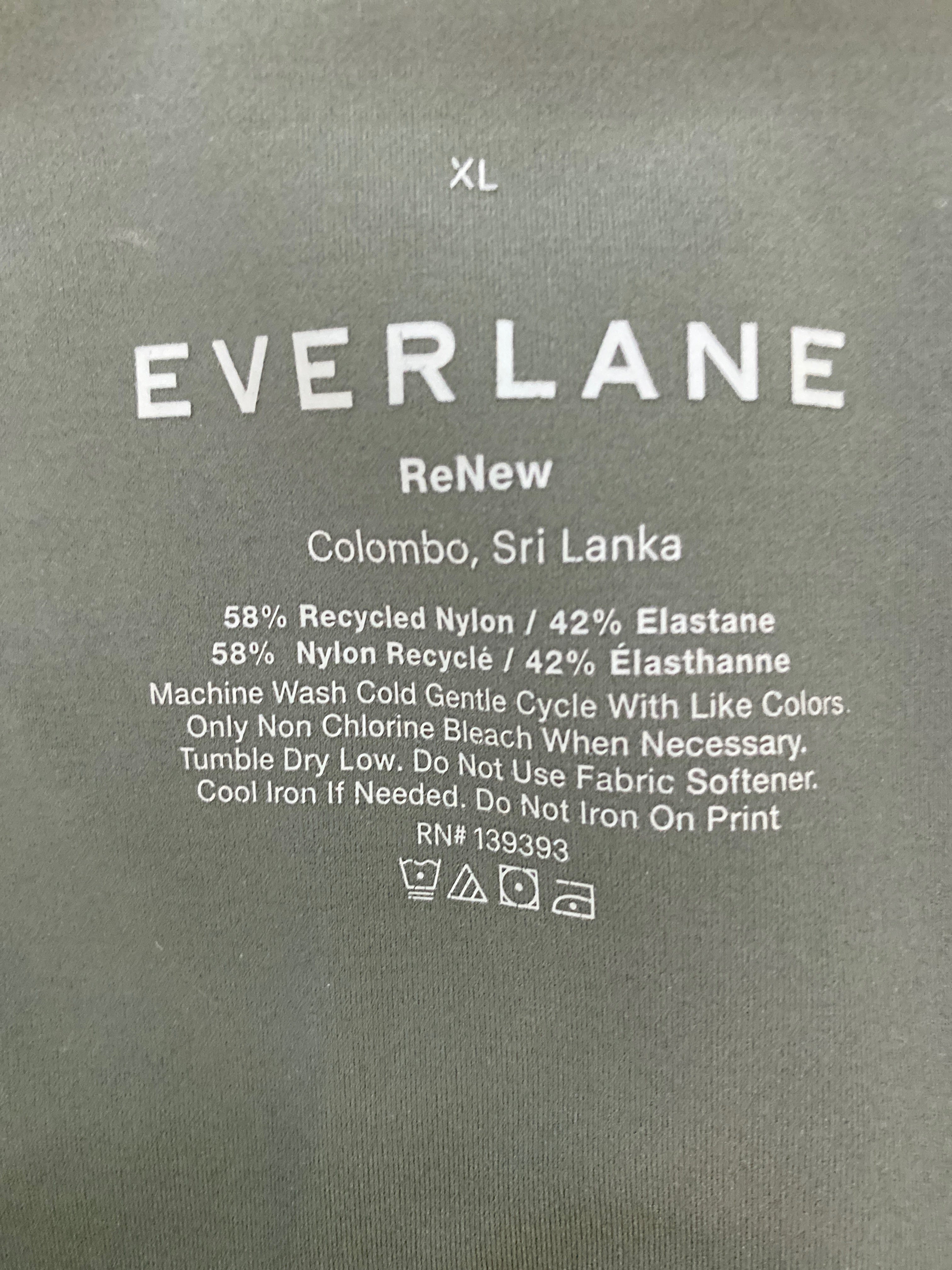 EVERLANE RENEW LEGGINGS LICHEN SAGE XL