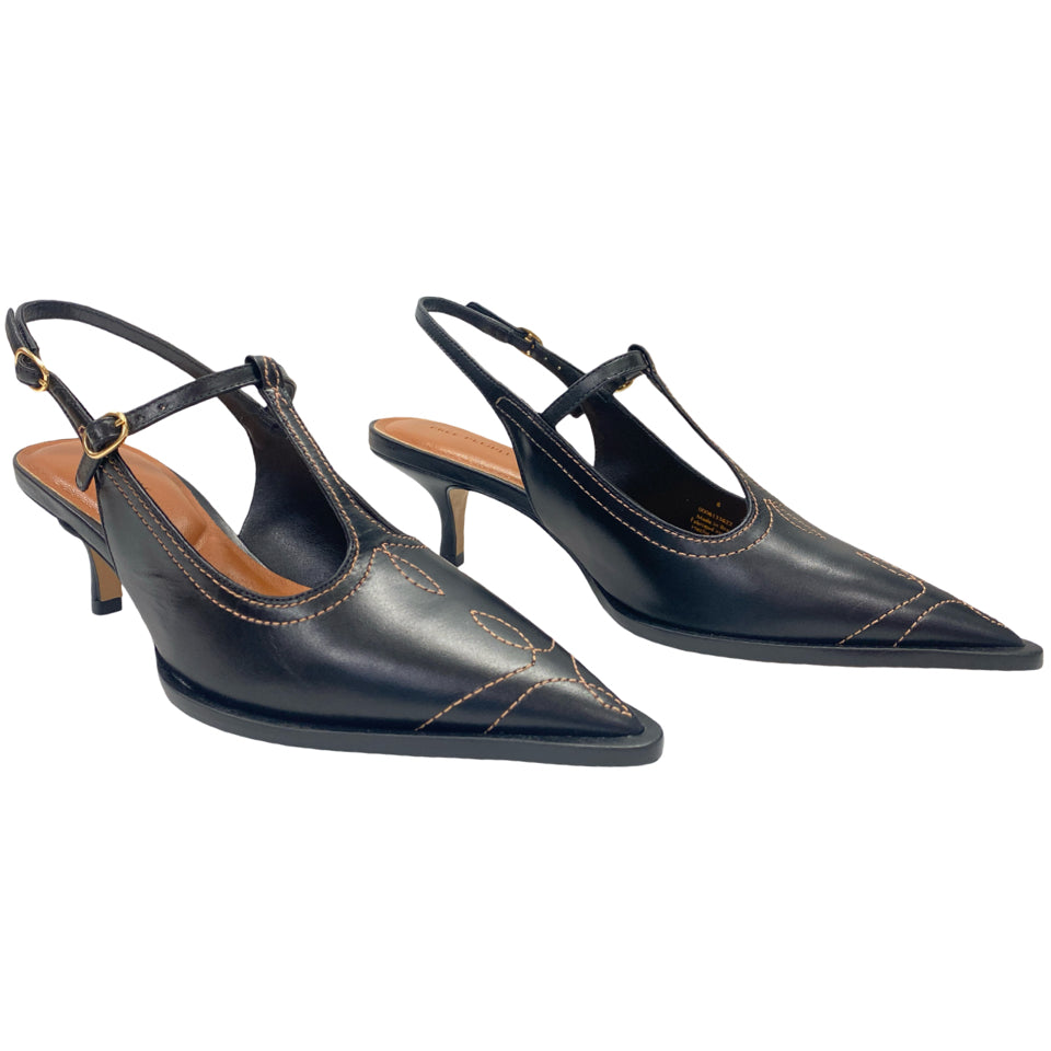 FREE PEOPLE NEW IN BOX SALOON STITCH KITTEN HEEL SIZE 8