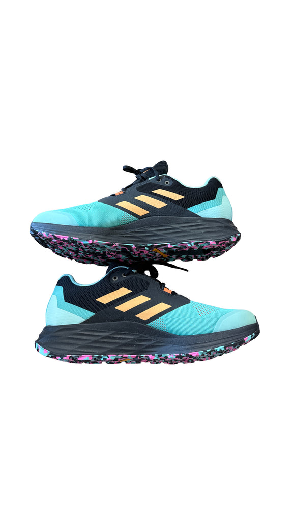 ADIDAS TERREX TWO FLOW TRAIL RUNNING SHOES IN TEAL