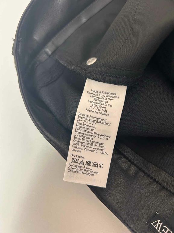 JCREW SLIM WIDE LEG FAUX LEATHER PANT SIZE: 29P