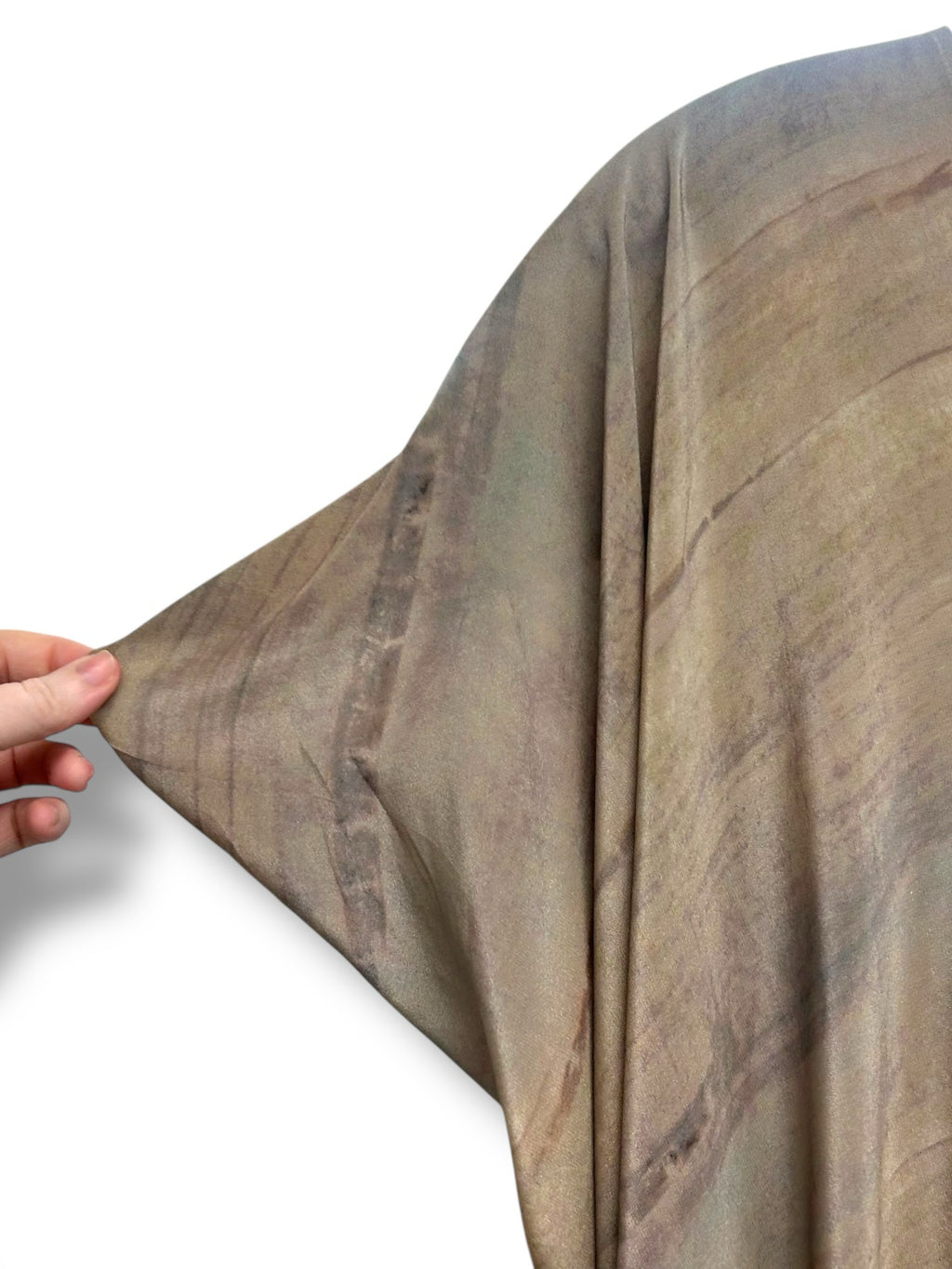 EILEEN FISHER SILK GROVE PRINT TUNIC V NECK BLOUSE SIZE XS