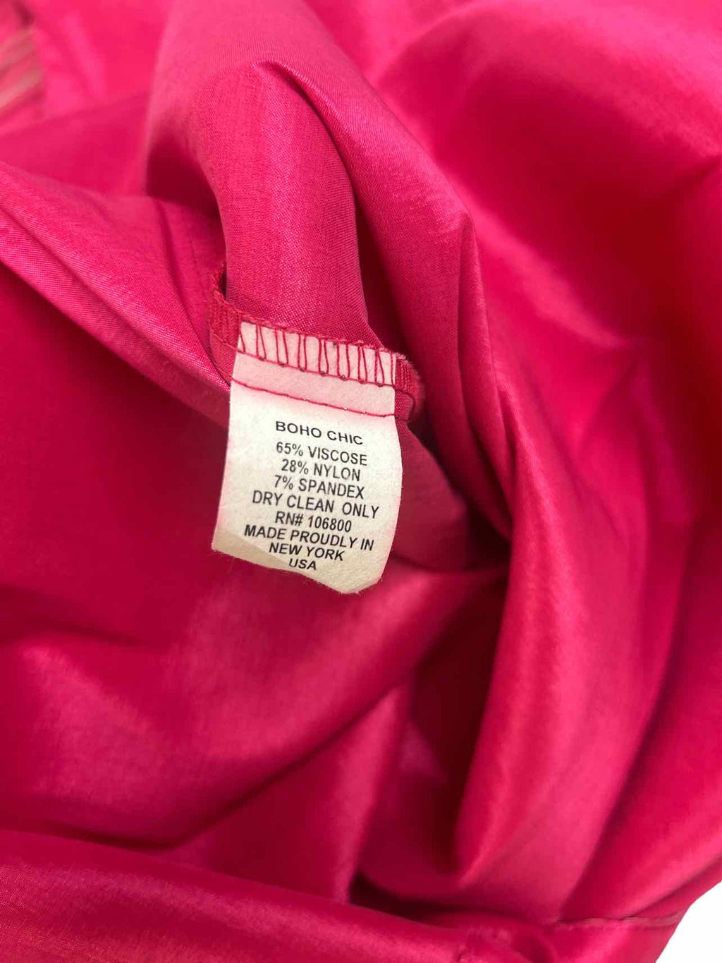 BOHO CHIC SATIN BUTTON DOWN SIZE: XL