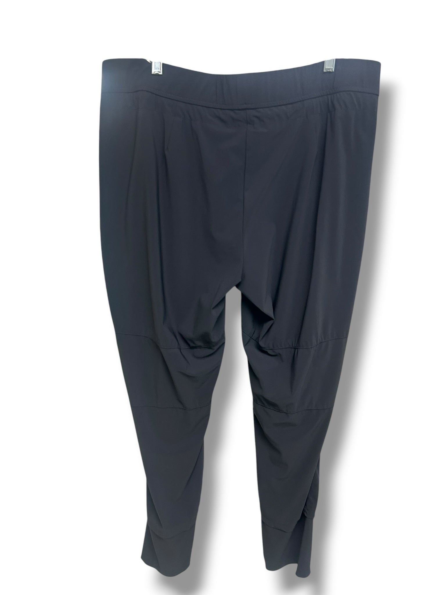 RAFFAELLO ROSSI CANDY STRETCH BLACK PULL ON JOGGER PANTS SIZE XXL