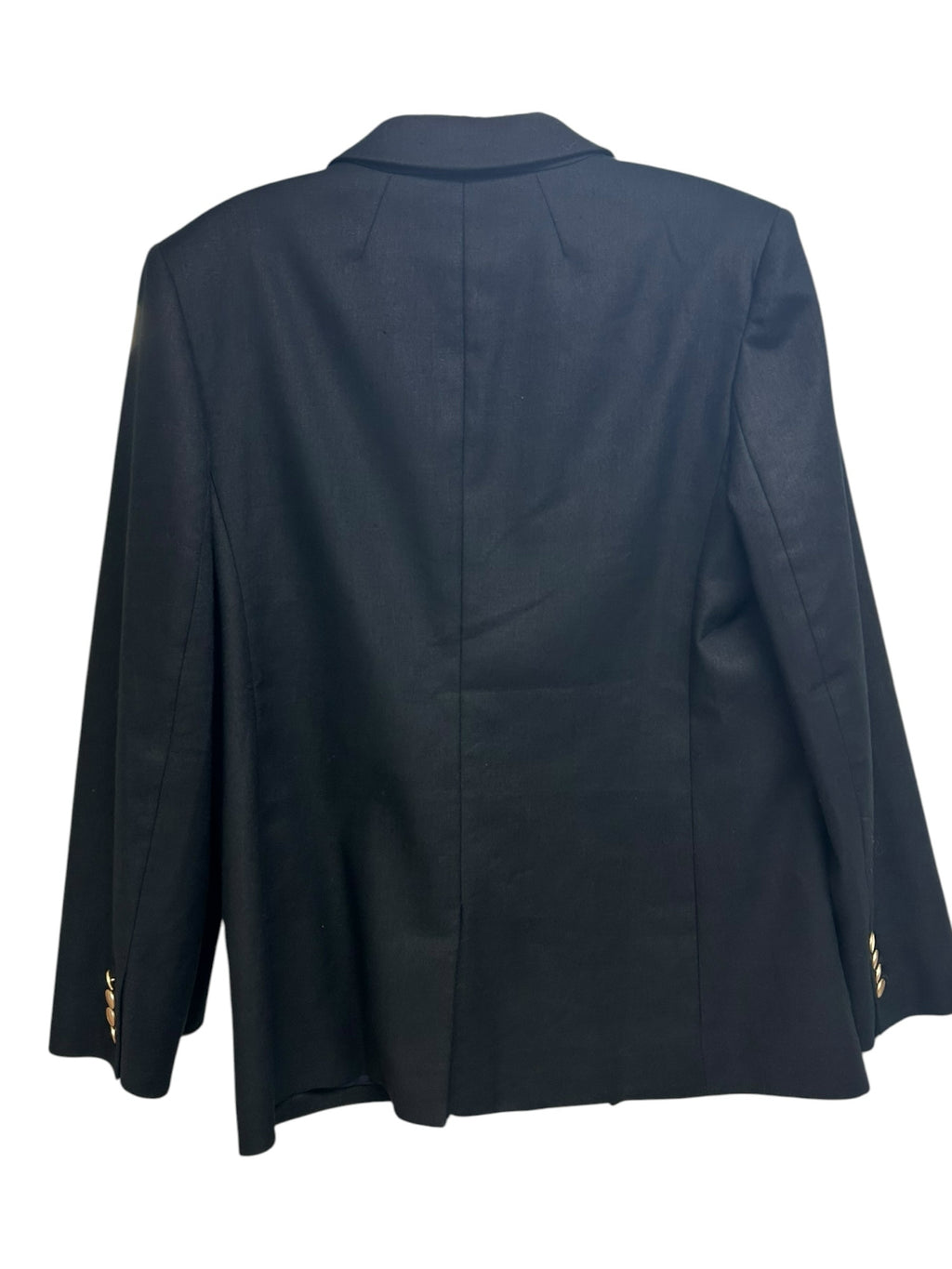 NWT J.CREW VIVIENNE STRETCH LINEN BLEND GOLD BUTTON BLAZER SIZE 12