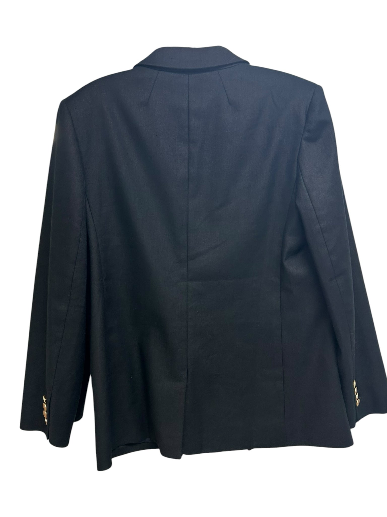 NWT J.CREW VIVIENNE STRETCH LINEN BLEND GOLD BUTTON BLAZER SIZE 12