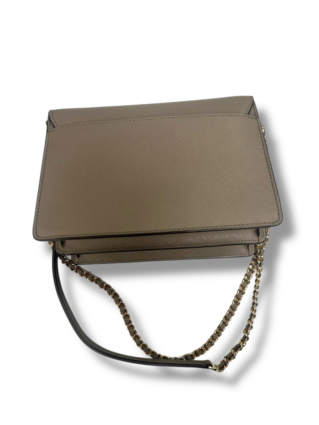 TORY BURCH ROBINSON CONVERTIBLE TAN SHOUDER BAG