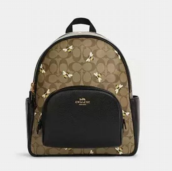 COACH COURT BACKPACK BEE PRINT C8592 - WEARHOUSE  CONSIGNMENT